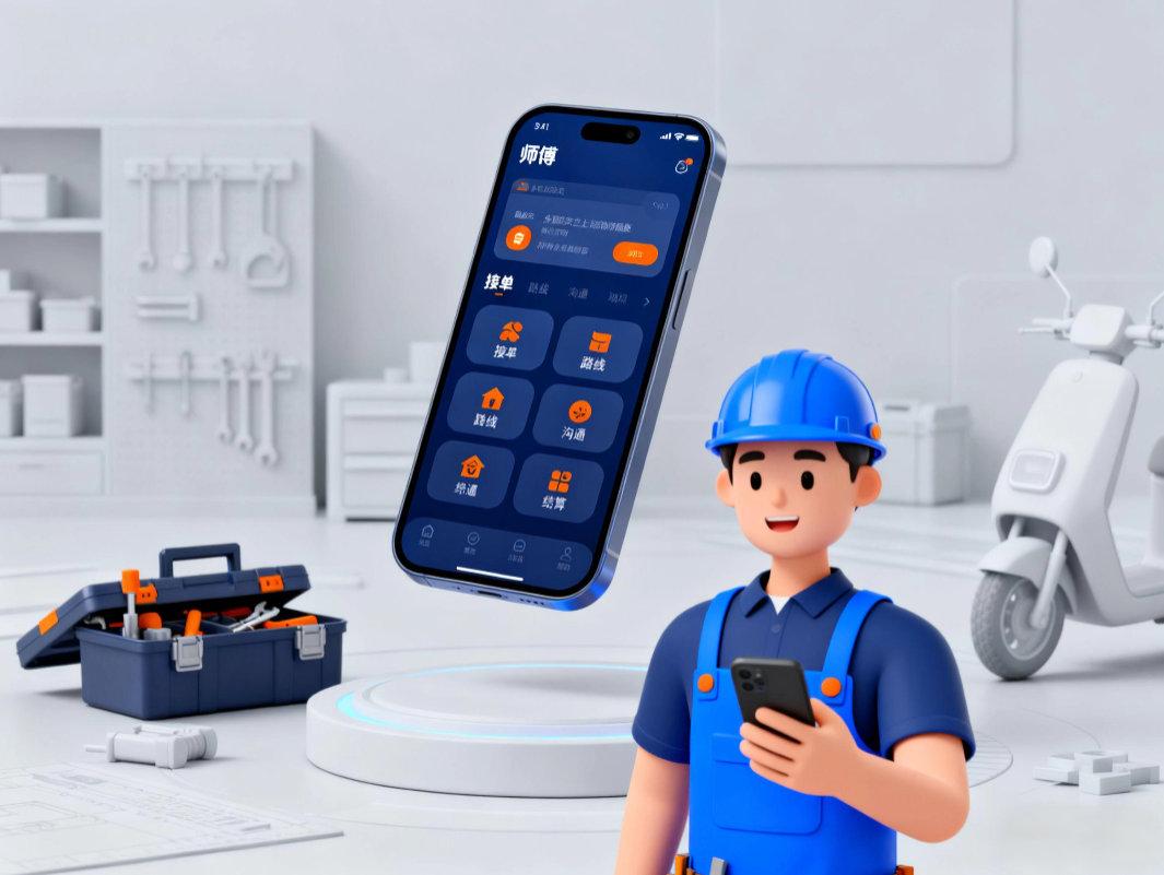 送装师傅应用终端展示