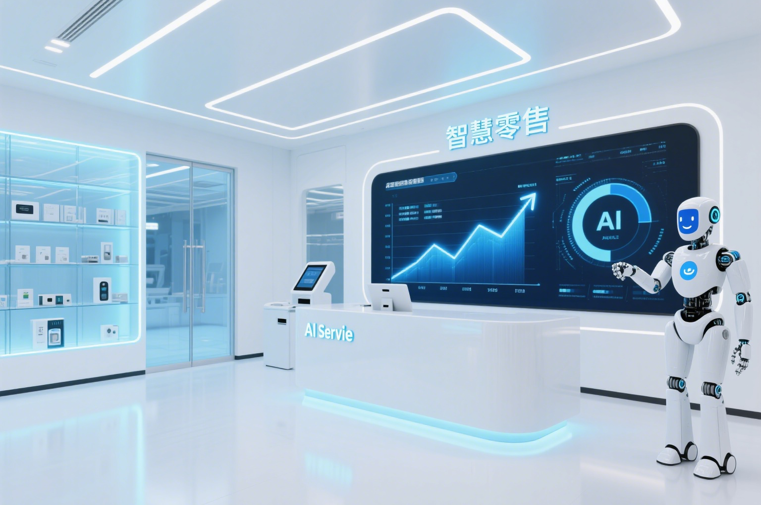 智慧门店解决方案，展示智能化门店场景
